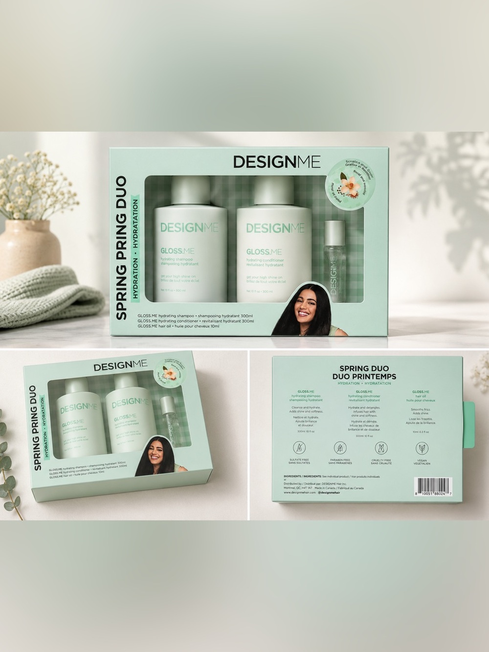 Hydration Shampoo & Conditioner — Mint